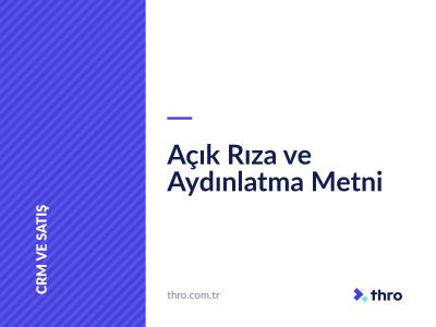 Açık Rıza ve Aydınlatma Metni