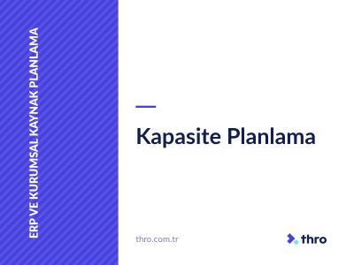 Kapasite Planlama