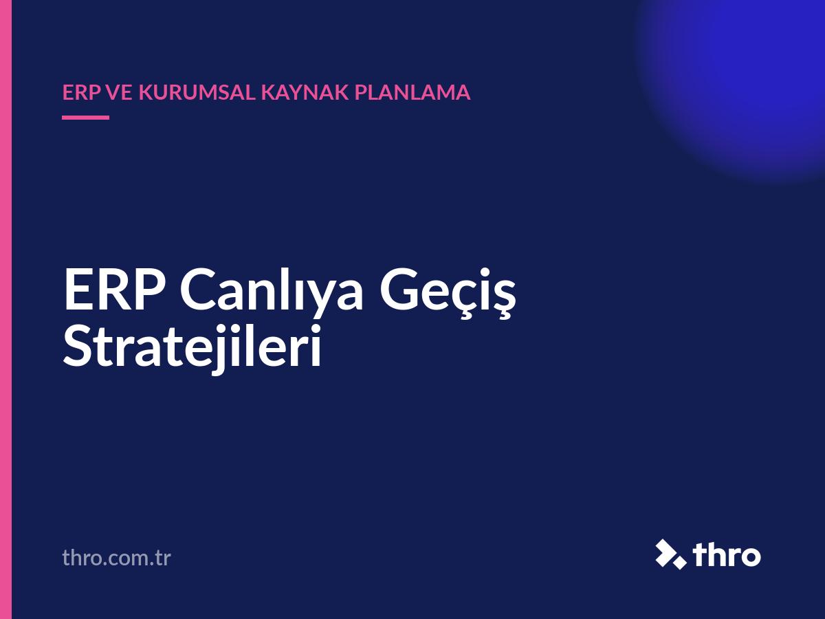 ERP Canlıya Geçiş Stratejileri