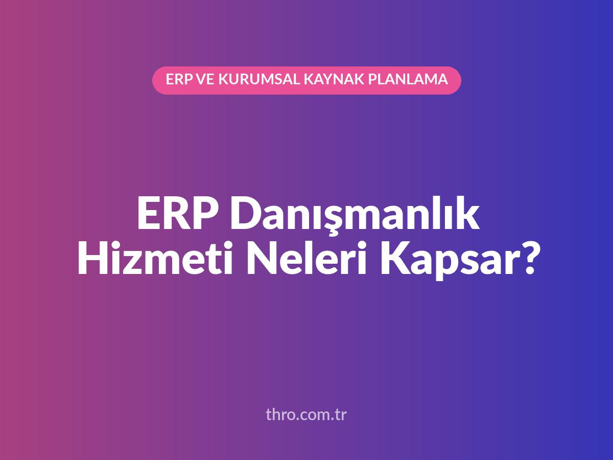 ERP Danışmanlık Hizmeti Neleri Kapsar?