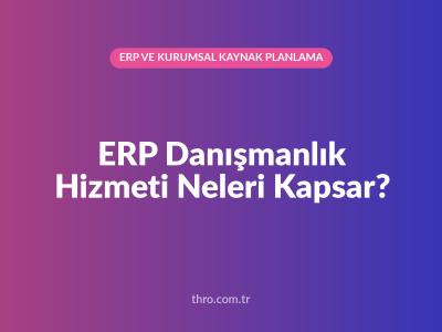 ERP Danışmanlık Hizmeti Neleri Kapsar?