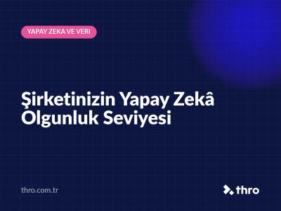 Şirketinizin Yapay Zekâ Olgunluk Seviyesi