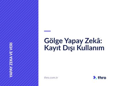 Gölge Yapay Zekâ: Kayıt Dışı Kullanım
