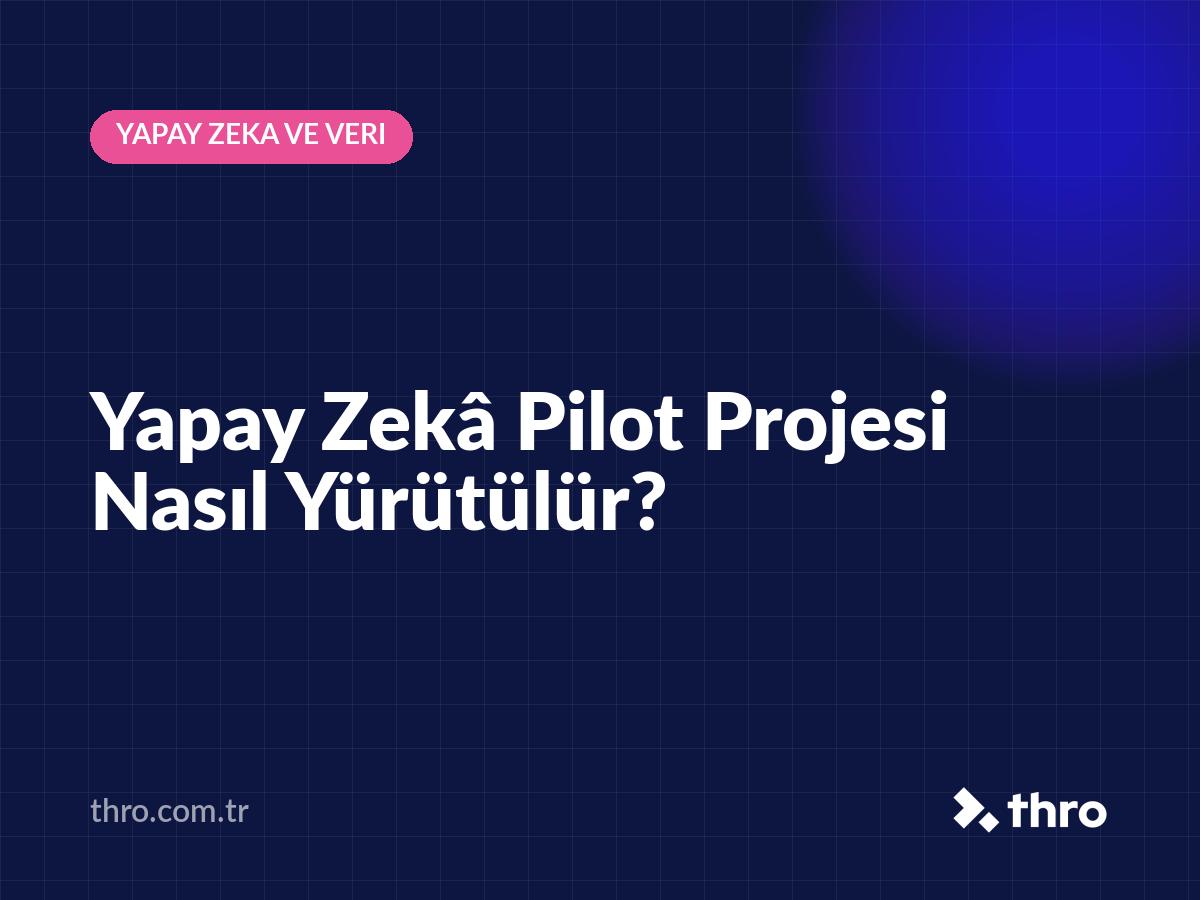 Yapay Zekâ Pilot Projesi Nasıl Yürütülür?