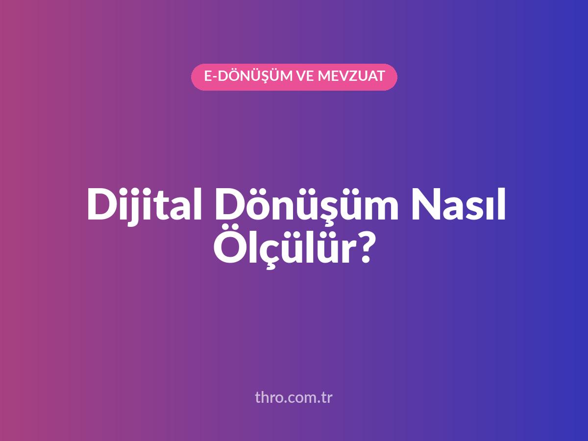 Dijital Dönüşüm Nasıl Ölçülür?