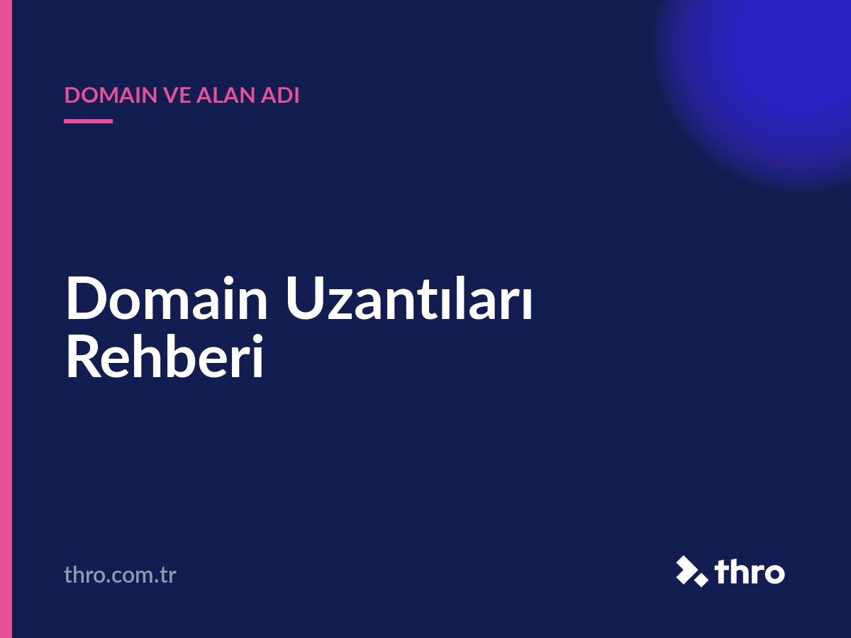 Domain Uzantıları Rehberi