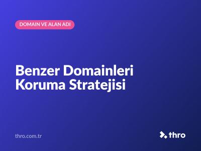 Benzer Domainleri Koruma Stratejisi