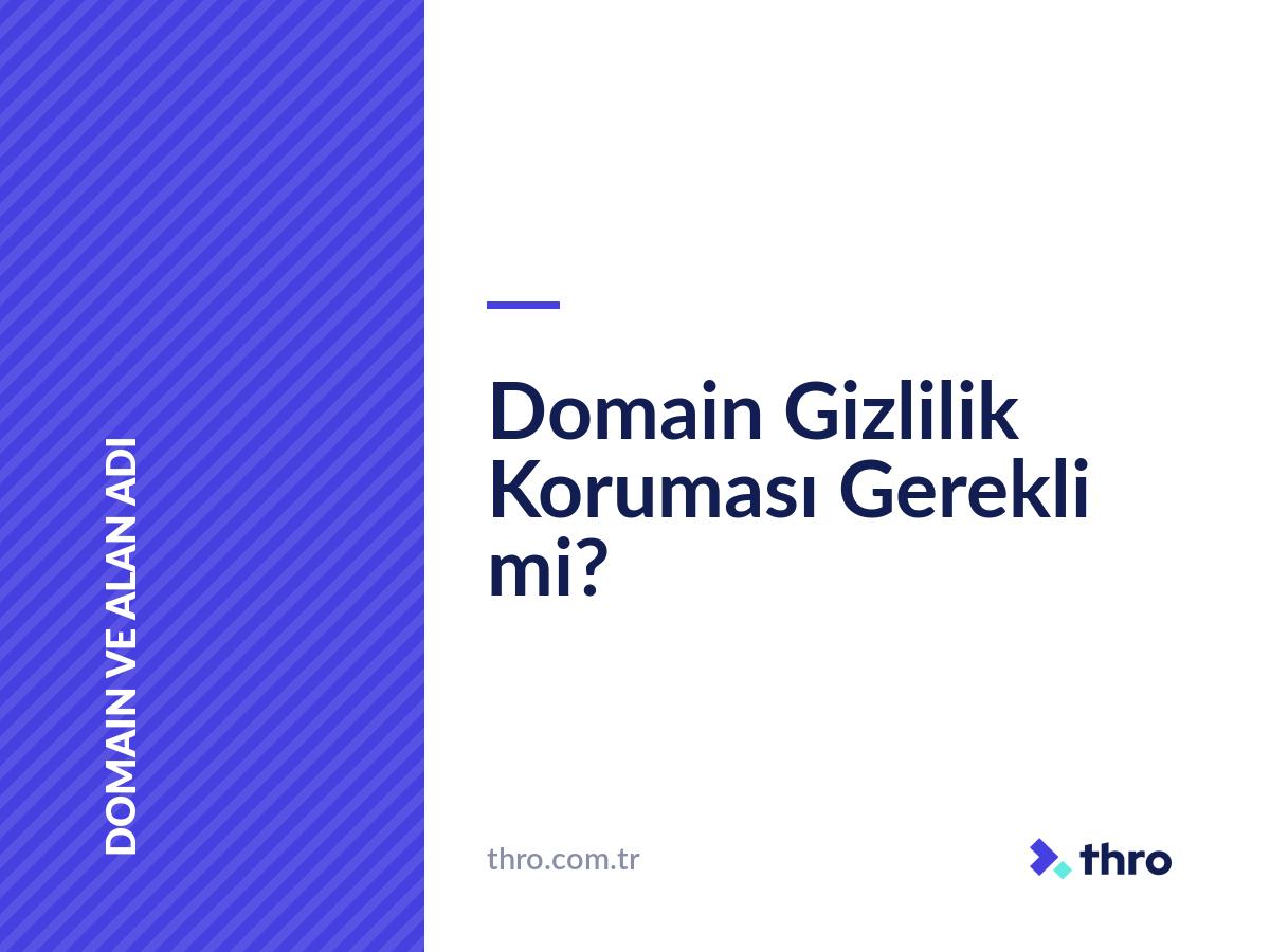 Domain Gizlilik Koruması Gerekli mi?