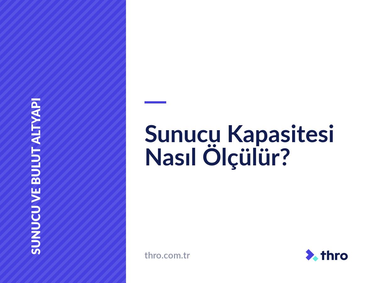 Sunucu Kapasitesi Nasıl Ölçülür?