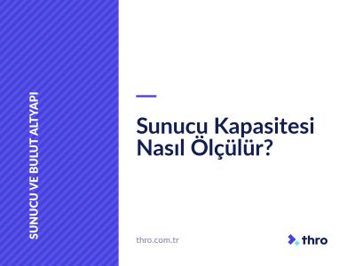 Sunucu Kapasitesi Nasıl Ölçülür?