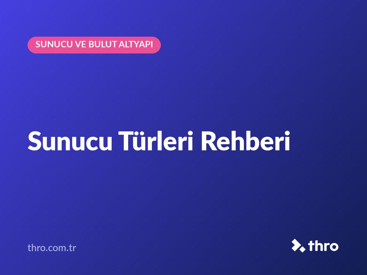Sunucu Türleri Rehberi