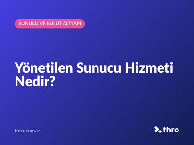 Yönetilen Sunucu Hizmeti Nedir?