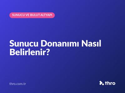 Sunucu Donanımı Nasıl Belirlenir?