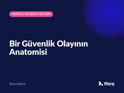 Bir Güvenlik Olayının Anatomisi