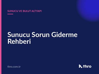 Sunucu Sorun Giderme Rehberi