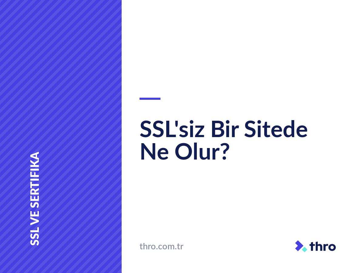 SSL'siz Bir Sitede Ne Olur?