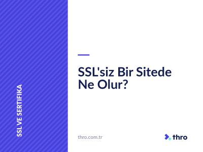 SSL'siz Bir Sitede Ne Olur?