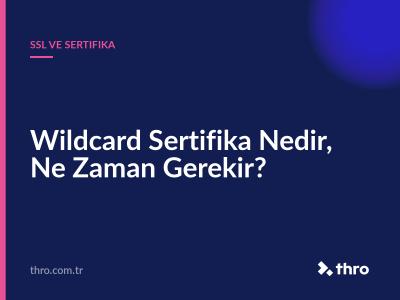 Wildcard Sertifika Nedir, Ne Zaman Gerekir?