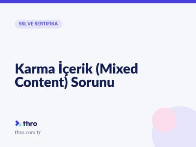 Karma İçerik (Mixed Content) Sorunu